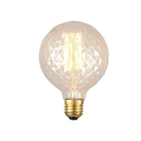 led pineapple dimming g95 edison bulb industrial vintage decoration bulb 40w e27 incandescent retro lamp dimmable filament light