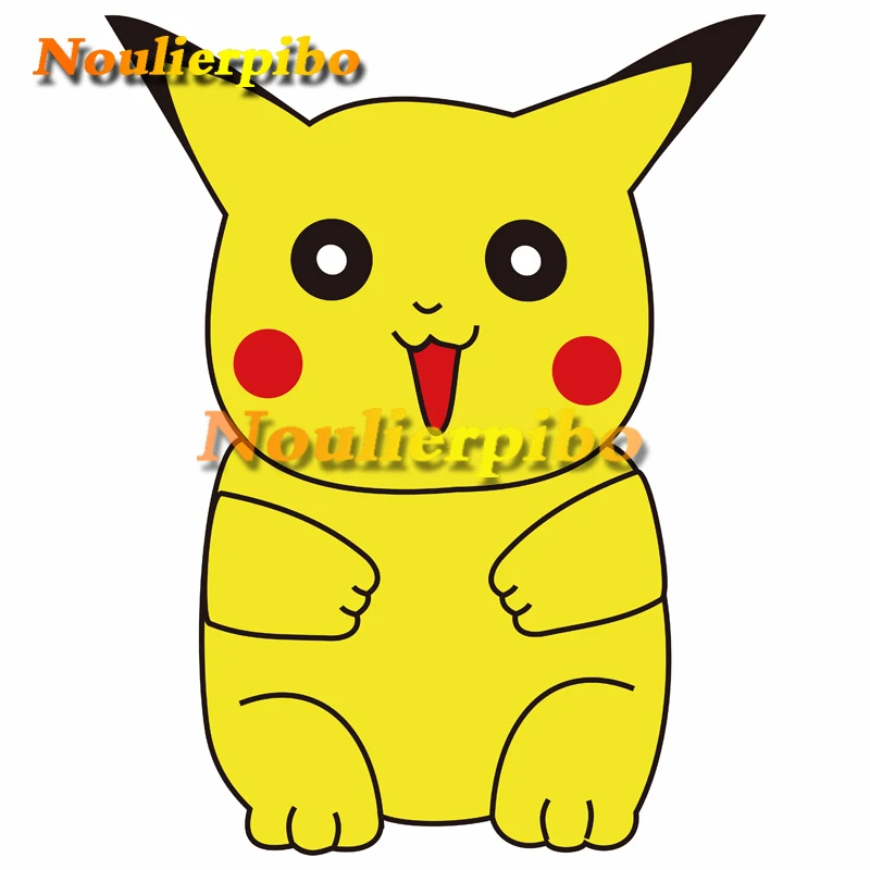 Изысканные аниме автомобильные наклейки Покемон Пикачу ПВХ украшение кузова