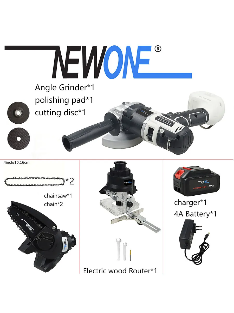 

NEWONE 18В Бесщёточный Комбинированный Комплект 2 в 1/3 в 1