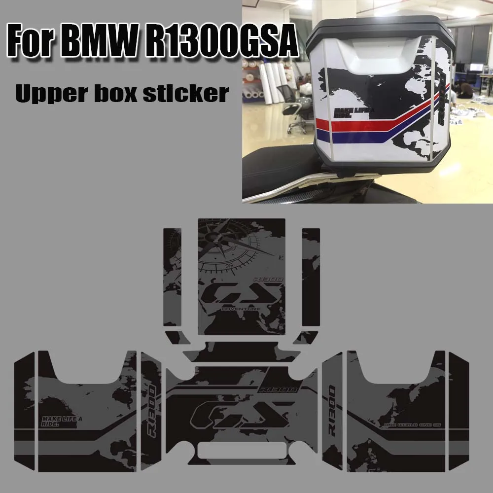 

Для BMW R1300GS R1300 GS R1300 ADV GSA Adventure Rallye багажник багажник кофры алюминиевые чехлы наклейки