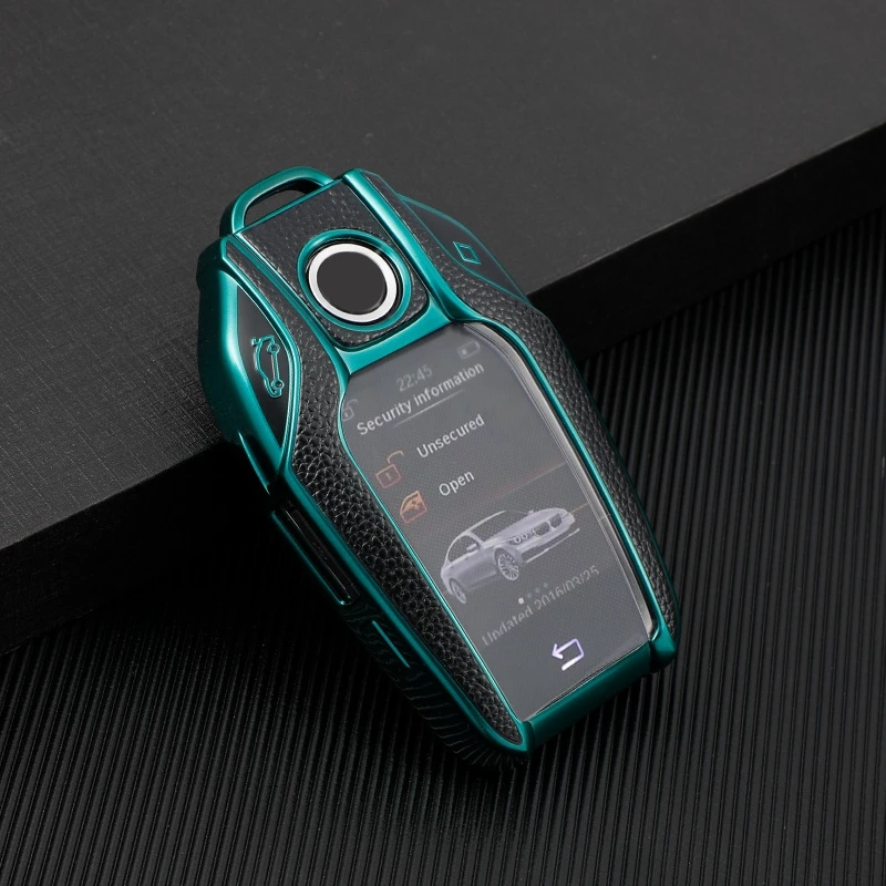 

Кожаный чехол-брелок из ТПУ для BMW 5 7 серии X3 X4 X5 X7 G30 G31 G11 G12 G01 GT 730Li, аксессуары