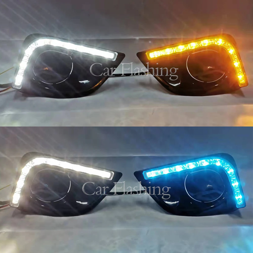 CSCSNL 1 пара Автомобильный светодиодный дневной светильник сигнала поворота LED DRL