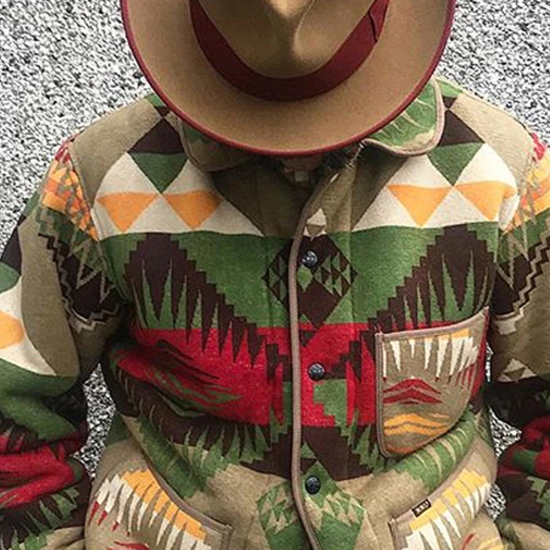 Модные Мужские осенне-зимние куртки мужская куртка в этническом стиле с принтом