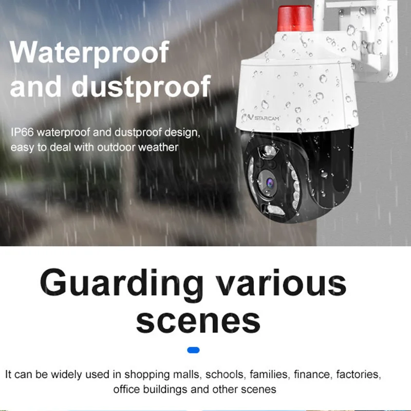 

IP-камера VStarcam CS668, 3 Мп, Wi-Fi, 1296P, 1080P