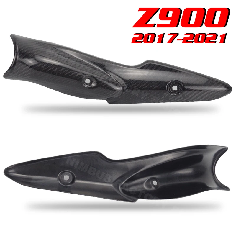 

Z900 2017-2021 Тепловой экран из углеродного волокна, защита от ожогов, защита от ожогов для Kawasaki Z900 2017 2018 2019 2020 2021
