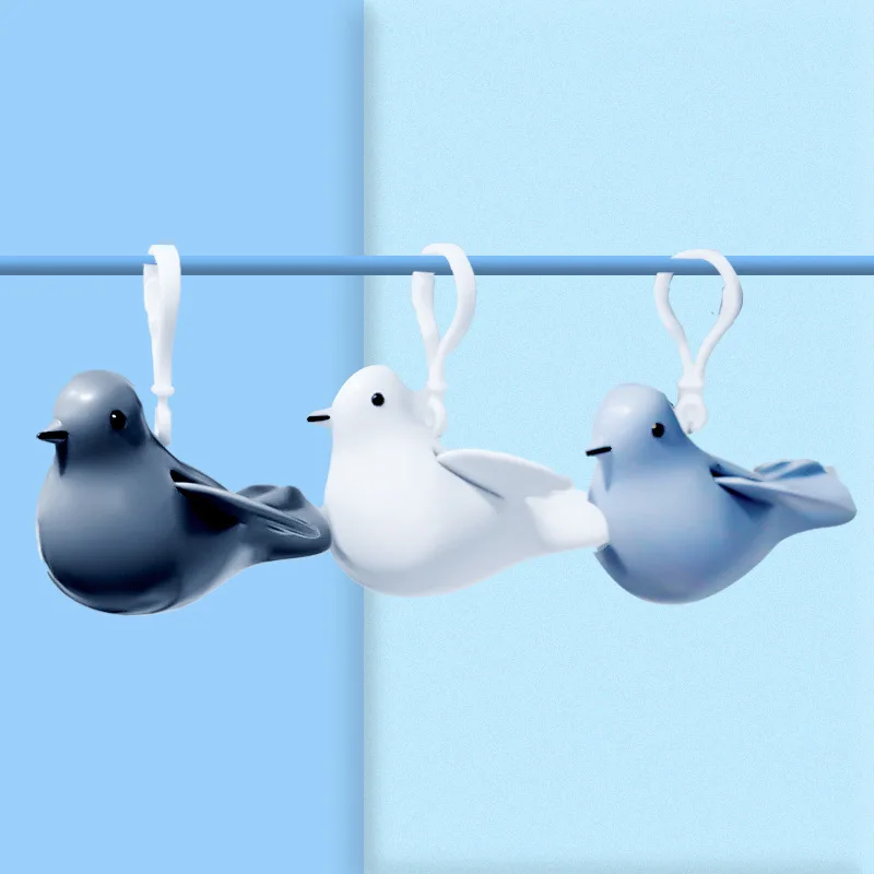 

Креативный брелок для ключей в виде летающего голубей с крыльями, милый эластичный аниме-образец, милая детская игрушка, праздничный подаро...