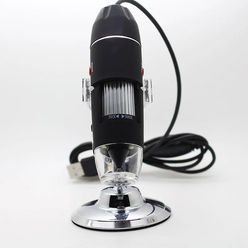 

Laboratory electronic USB microscope 500X digital magnifying glass belt measurement support customized belt measurement software