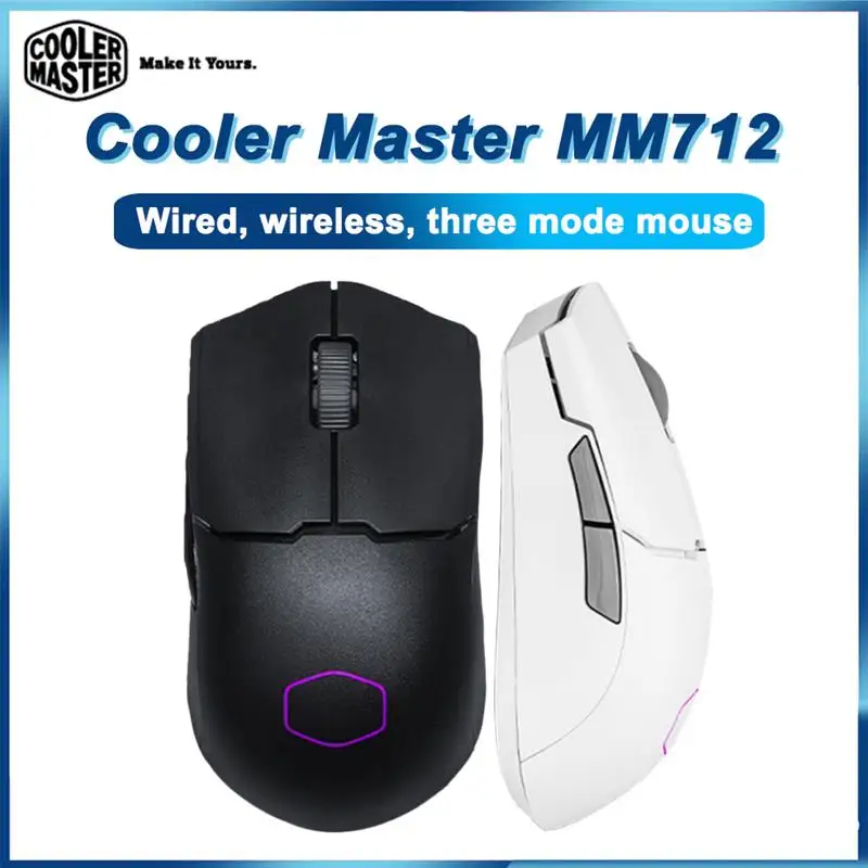 Мышь компьютерная беспроводная Cooler Master MM712 19000DPI 59 г