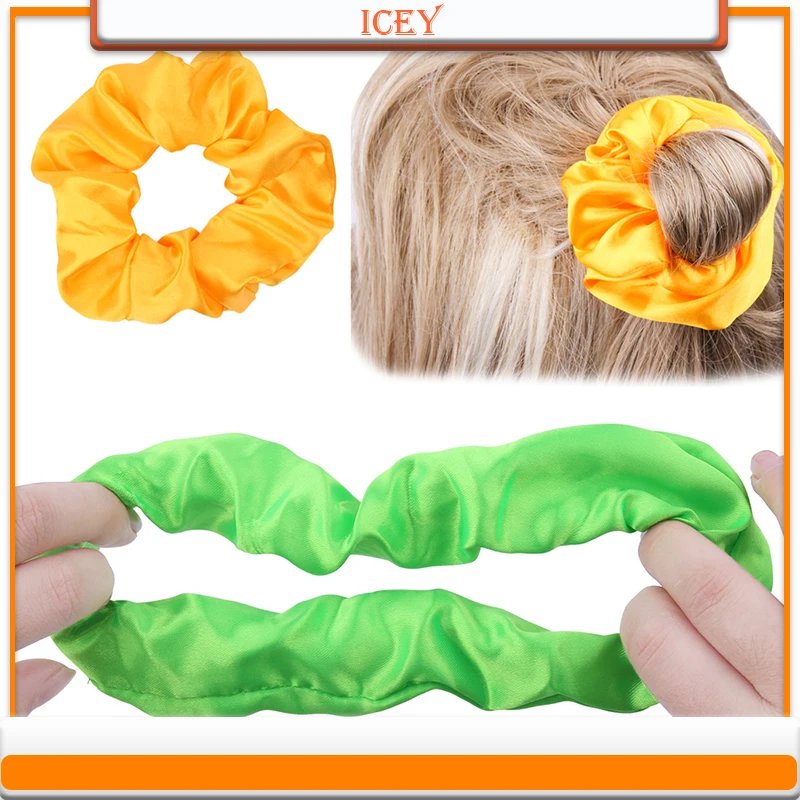 

1pc Solid color diced large intestine hairband headbands Headrope Headwear Scrunchie Hair Accessories
