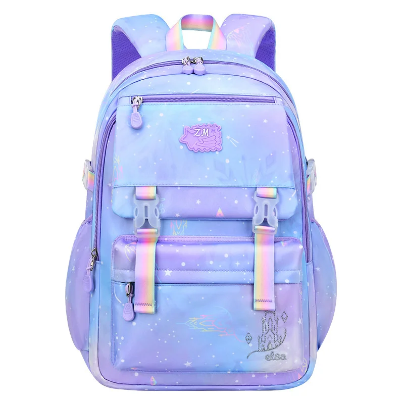 

Водонепроницаемые школьные рюкзаки для девочек, Детские портфели для начальной школы с градиентом, вместительные мешки