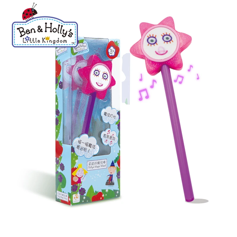 

Cartoon Ben and Holly Magic Wand Doll Toy Little Kingdom Princess Fairy Stick Glowing Sounding Girl Birthday Gifts