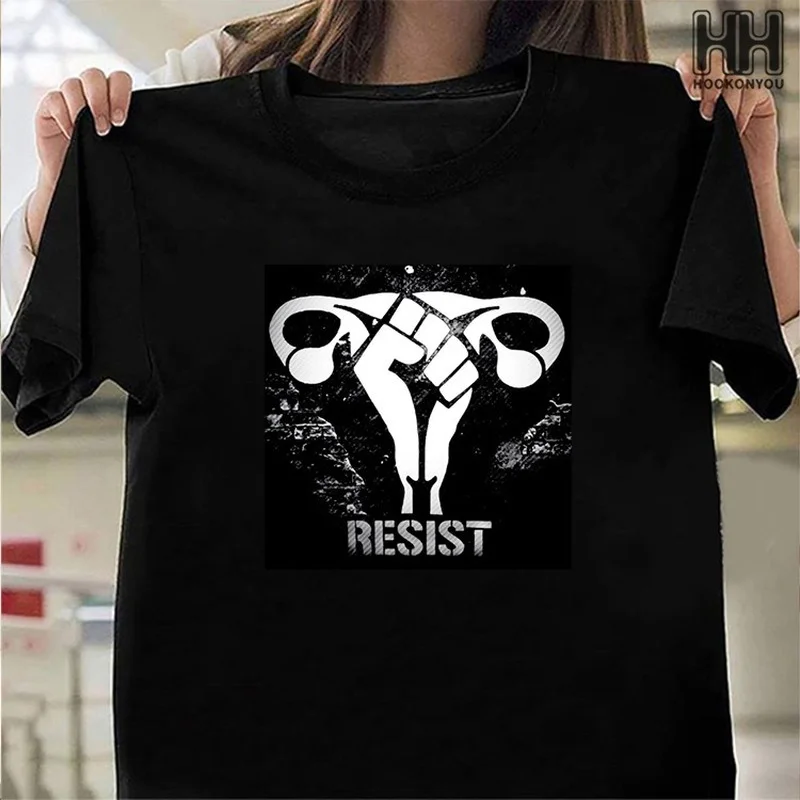 

ROE Abortion Freedom Uterus Fist Print Women T Shirt Short Sleeve O Neck Loose Women Tshirt Ladies Tee Shirt Camisetas Mujer