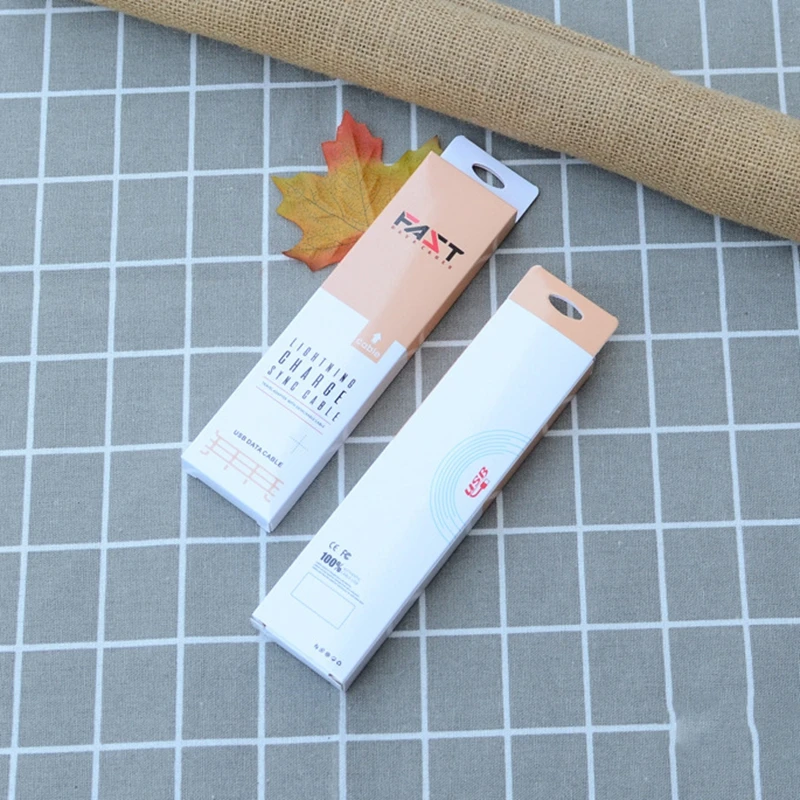 100 шт. упаковочная коробка для кабеля передачи данных универсальная кабелей Lightning