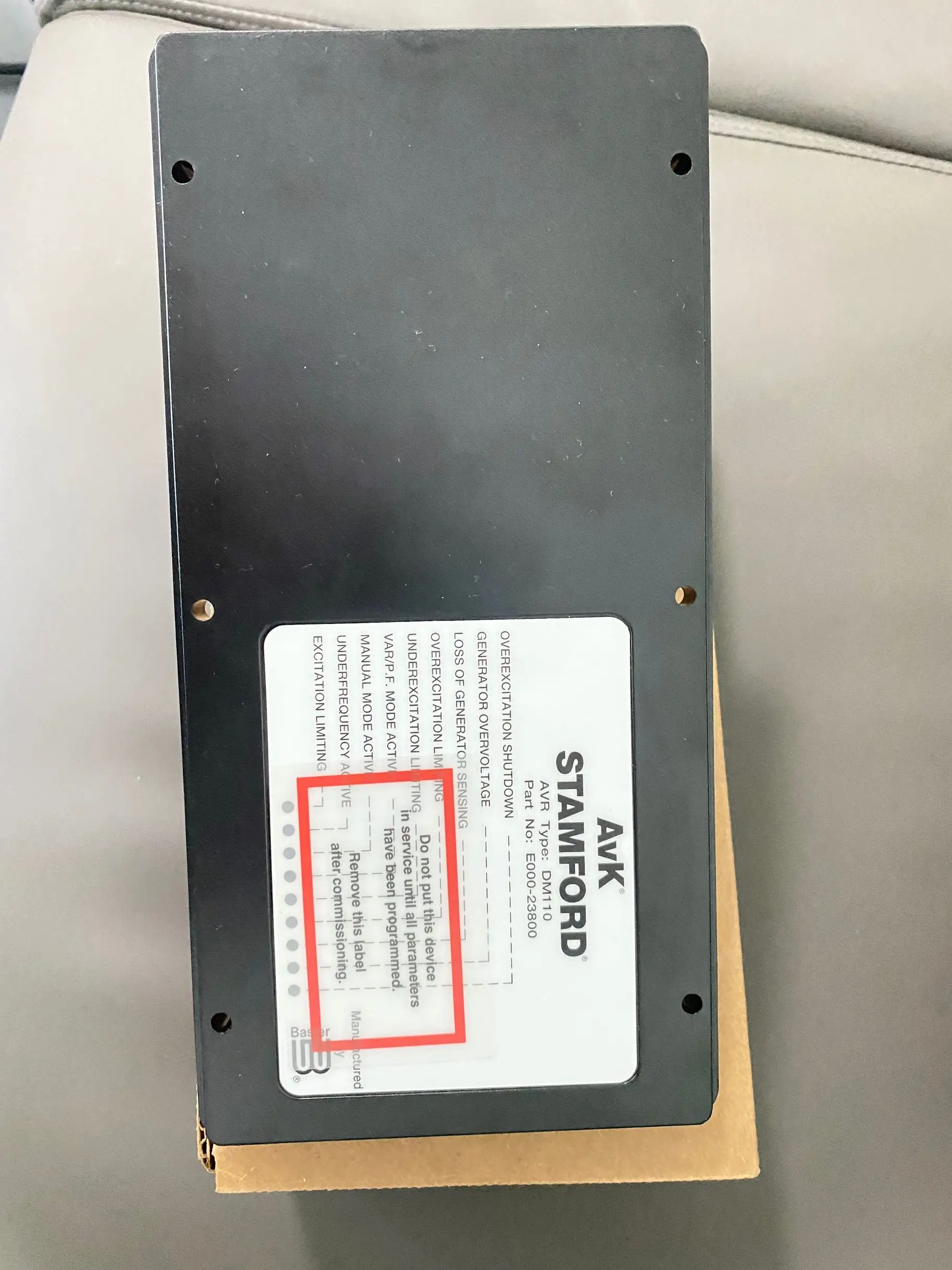 Автоматический регулятор напряжения Basler DM110 AVR E000-23800 AVK