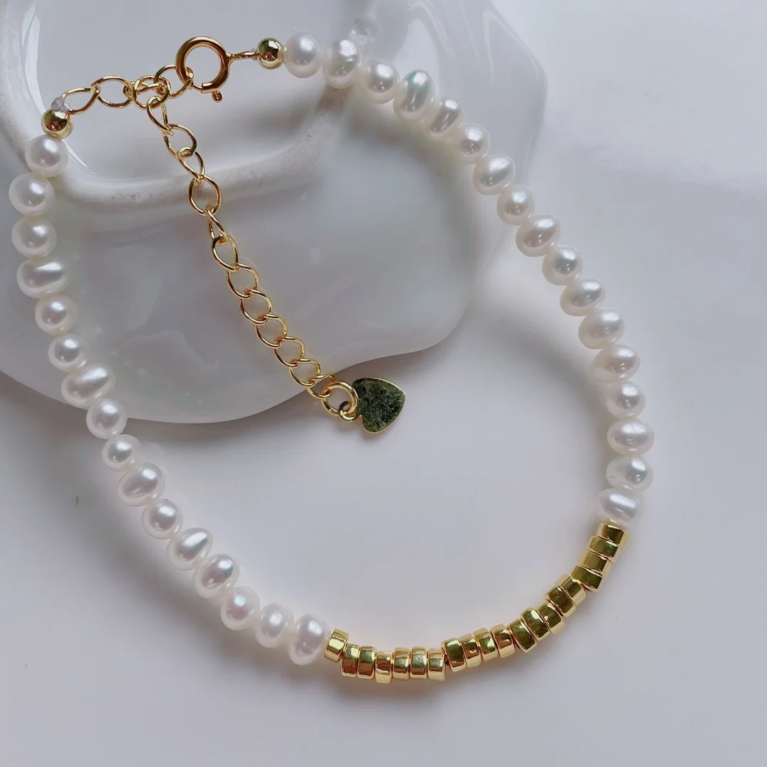 

Модный новый жемчужный браслет с полупрозрачным жемчужным блеском, универсальный и универсальный дизайн HBB20