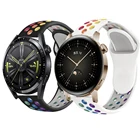 Ремешок силиконовый для смарт-часов Huawei Watch GT3 GT 3 42 46 мм, браслет для наручных часов GT 2 GT2 Pro, 20 22 мм