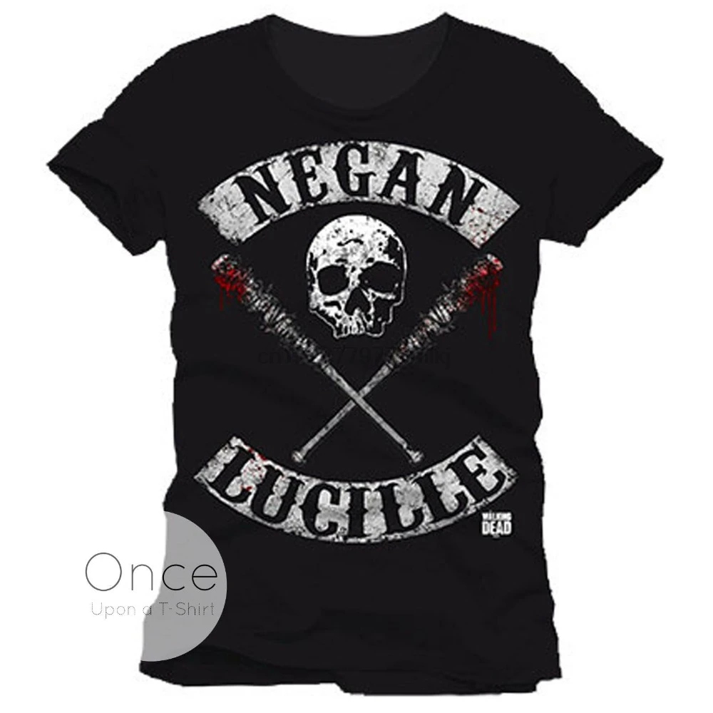 Мужская футболка с логотипом "Ходячие мертвецы" &quotNegan Lucille" новая мужская