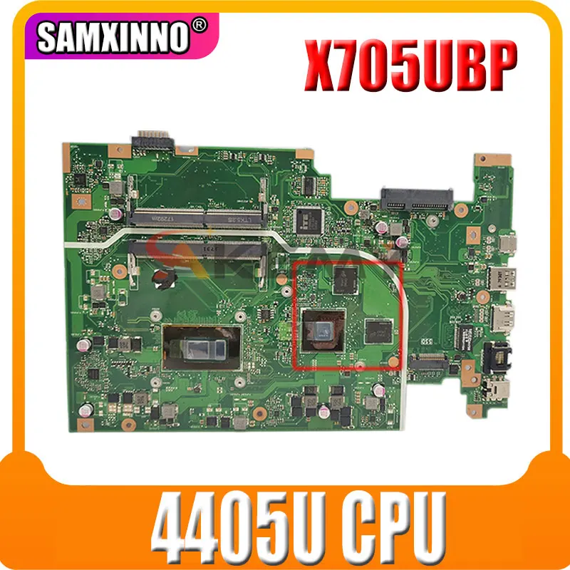 

Материнская плата Akemy X705UBP Материнская плата ASUS X705UQ X705UN X705UB X705U для ноутбука, 100% протестирована, процессор 4405U