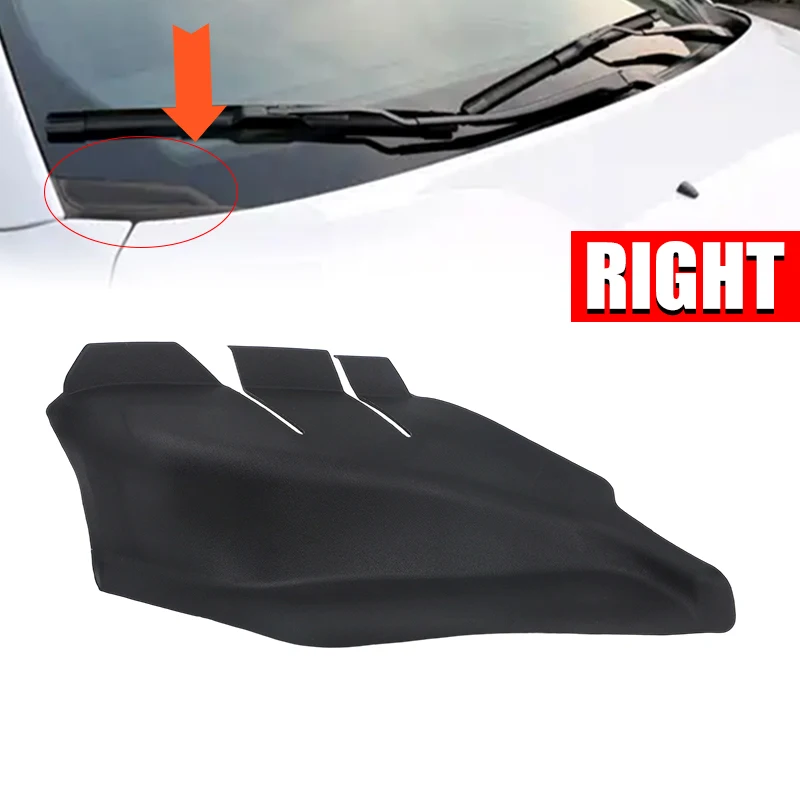 

Накладки на боковую панель капота черного цвета 7AA47RXFAA 7AA46RXFAA для Jeep Compass 2019 2020 2021 2022 2023, левая и правая запасная часть 1/2 шт.
