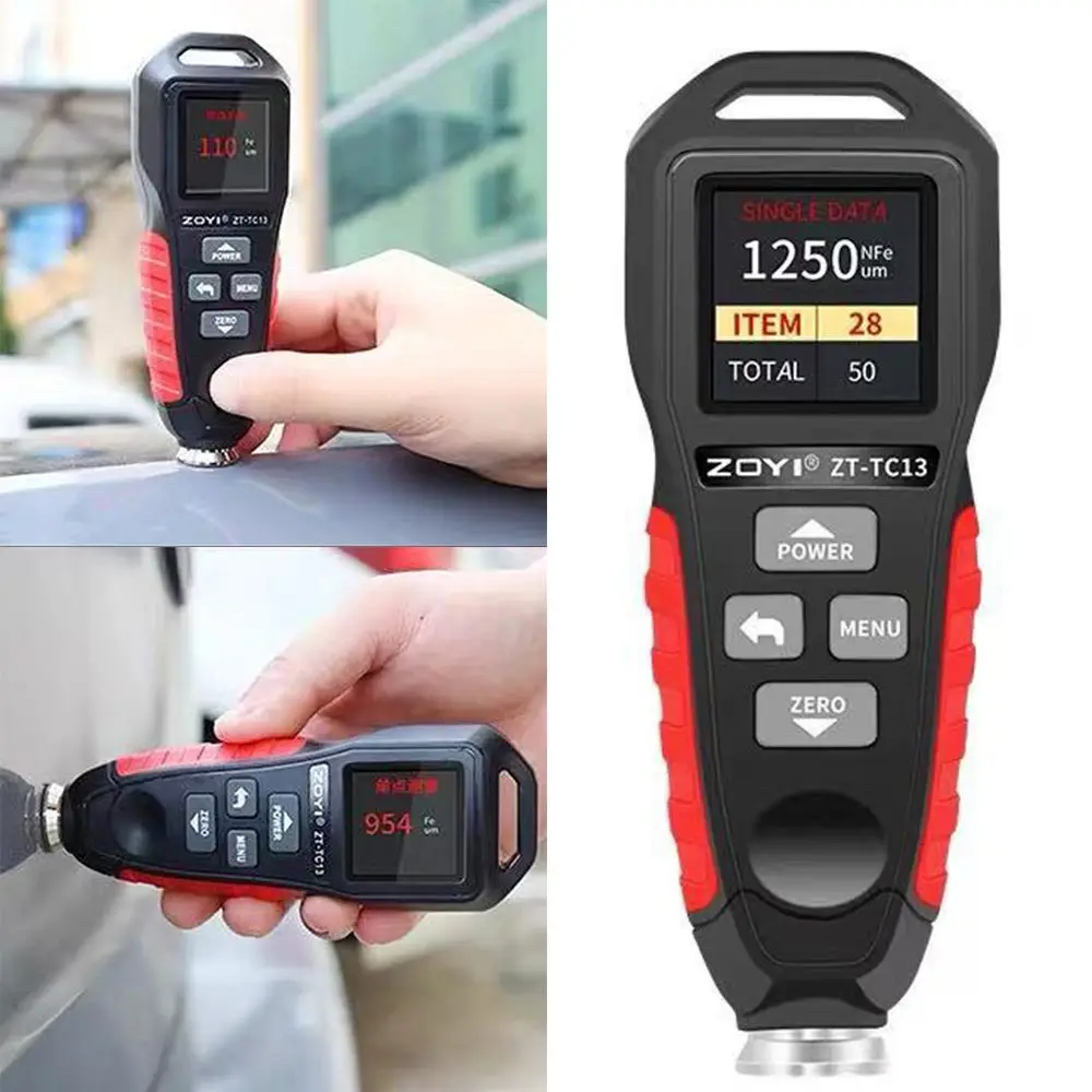 Tool Car Paint Film Thickness Tester Thickness Gauge Tester Digital Car Coating Paint Tester Coating Thickness Gauge