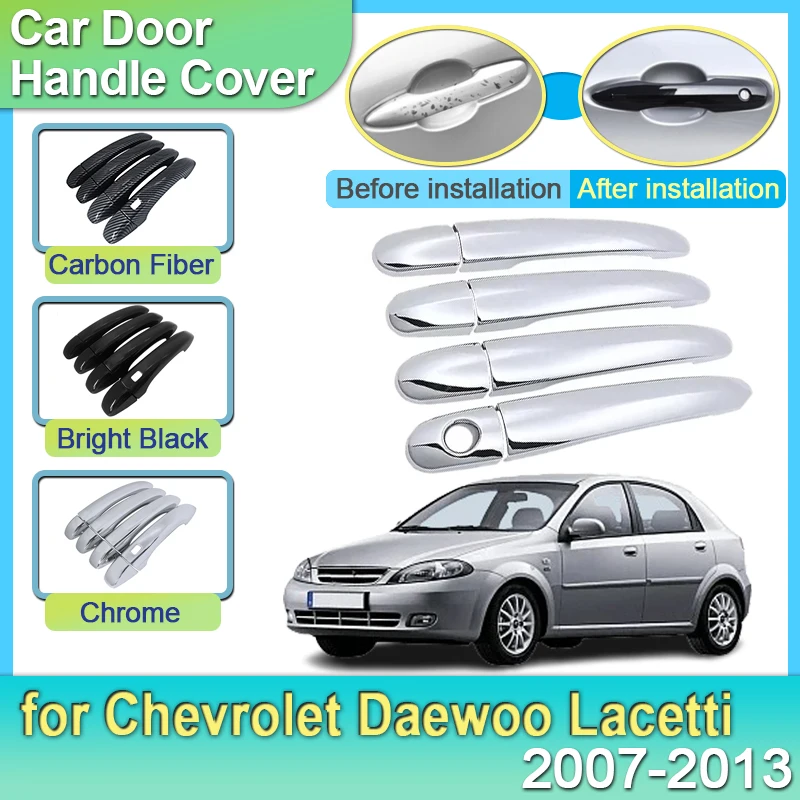 Для Chevrolet Daewoo Lacetti Optra 2007~2013 2008 хромированная крышка дверной ручки фиксатор