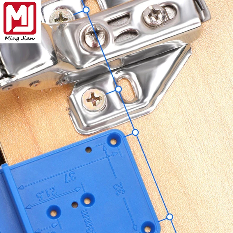 

35mm 40mm Hinge Hole Drilling Guides For Woodworking Cabinet Doors Hinge Install DIY Tool Punch Hinge Drill Hole Opener Locators
