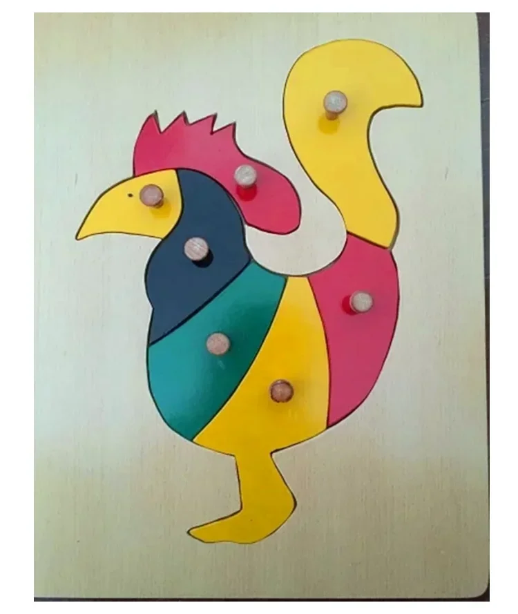 Когнитивная вставная доска геометрической формы деревянный ход гемиплегическая