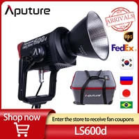 aputure ls 600d video led lighting studio kit 600w 5600k v mount 360%c2%b0adjustable 8 lighting effects portable photo lamp