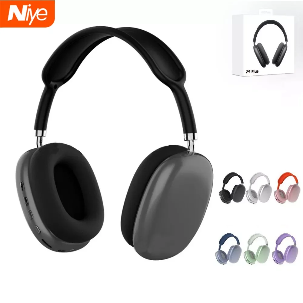

New P9-Max TWS Bluetooth Earphone Wireless Head-mounted Headphone Subwoofer Headset with Micphone For IOS Android Phone