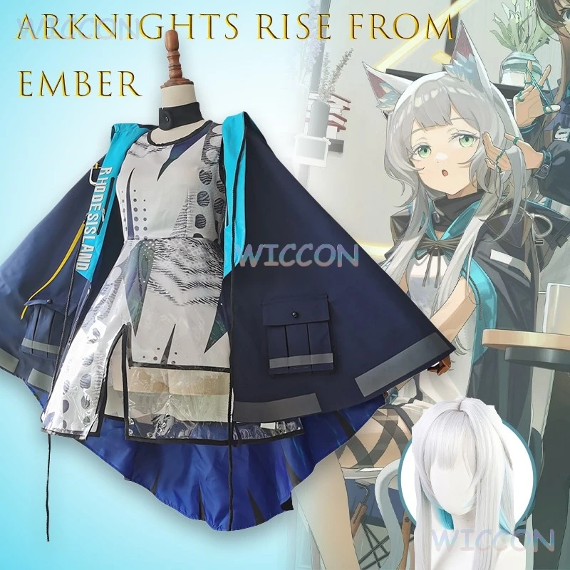 Фото Arknights Rise From EmberRosemary Косплей Костюм на заказ Женский наряд Повседневная одежда Платье с персонажем игры в стиле аниме Хэллоуин Cos №1