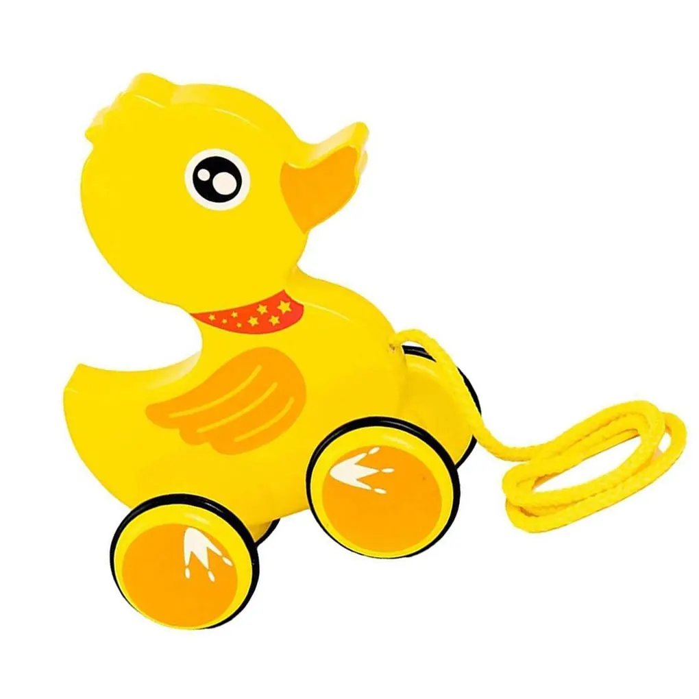 

Kids Duck Pull Toy Boys Girls Animals Plaything Indoor Adorable Wood Walking Learning Toddler Toys Toddlers Playthings