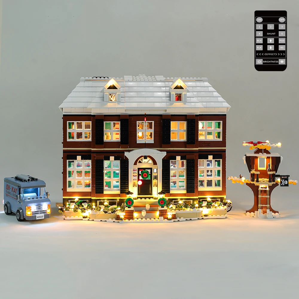 

LED Light Kit For Ideas Series 21330 Home Alone House Block Toys Collectible Christmas Gift NOT Include The Model