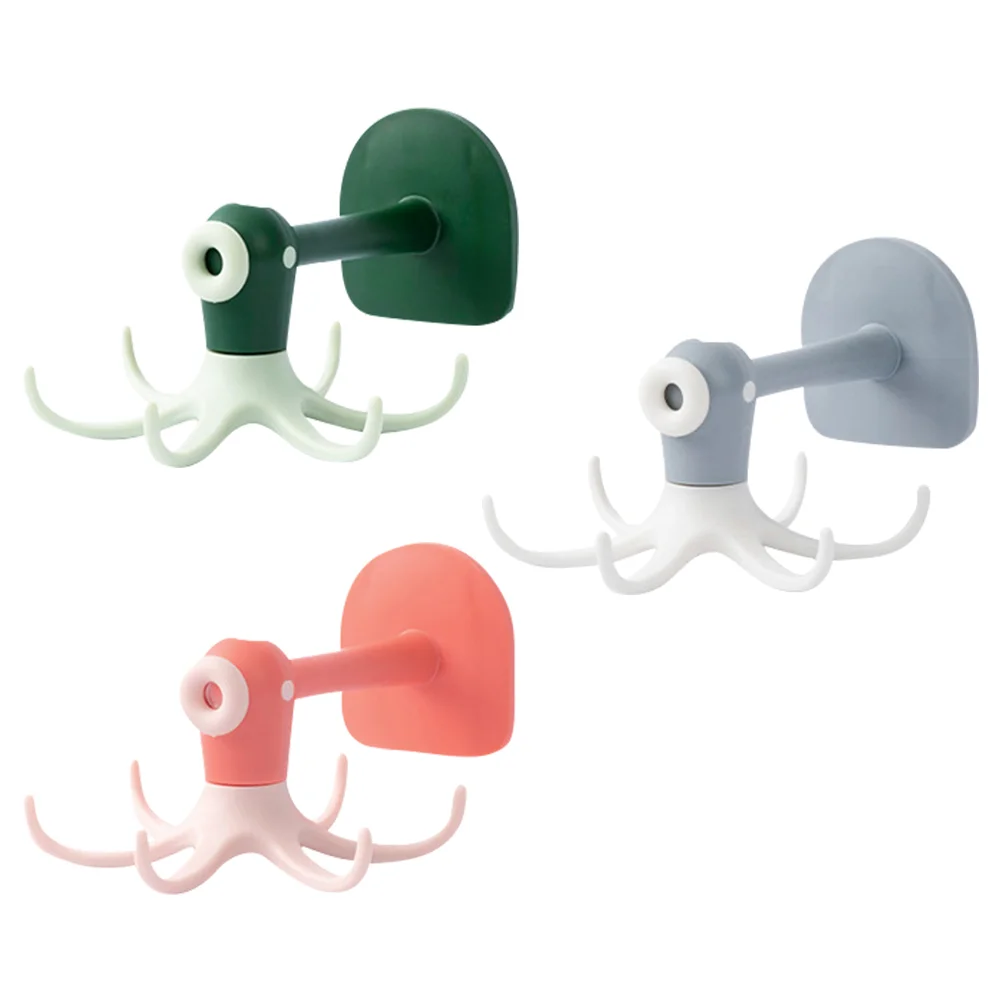 

3Pcs Multi-functional Wall Hook Kitchen Utensil Hanger Nail-Free Storage Hook