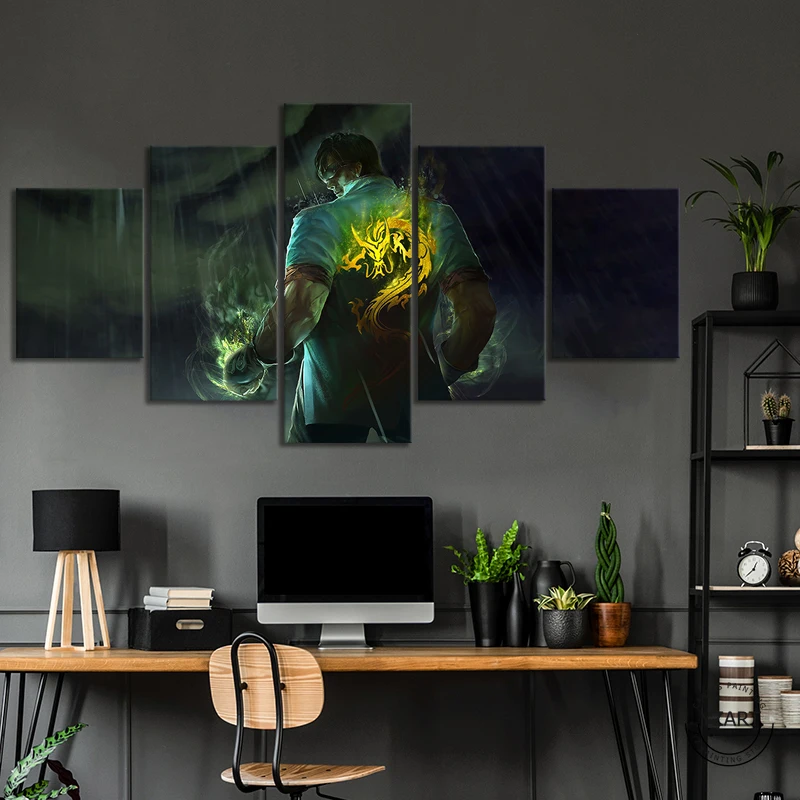 Игровой плакат Лига Легенд настенная бумага Lee Sin высокое качество живопись для