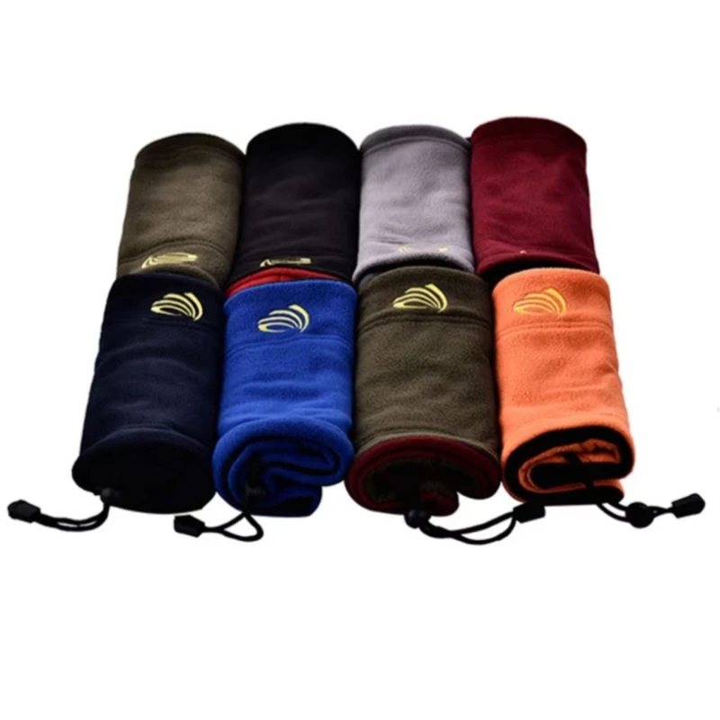 Модный зимний теплый флисовый шейный шарф для кемпинга Лыжная трубка Сноуборда