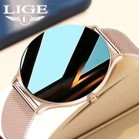 lige 2022 luxury smart watch women smart wristband fitnes bracelet men heart rate waterproof full circle touch screen smartwatch