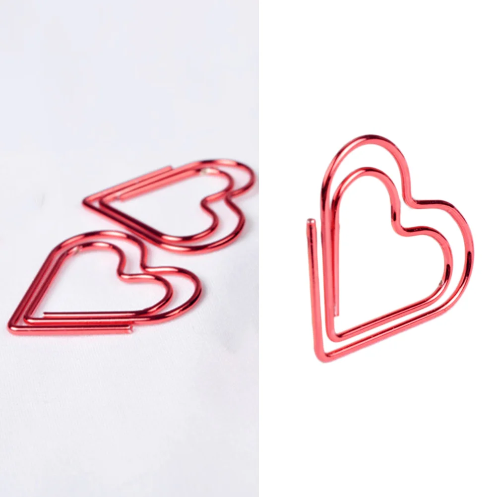 

2boxes Paper Clips Portable Creative Decorative Functional Note Photo Clips for Office Home School