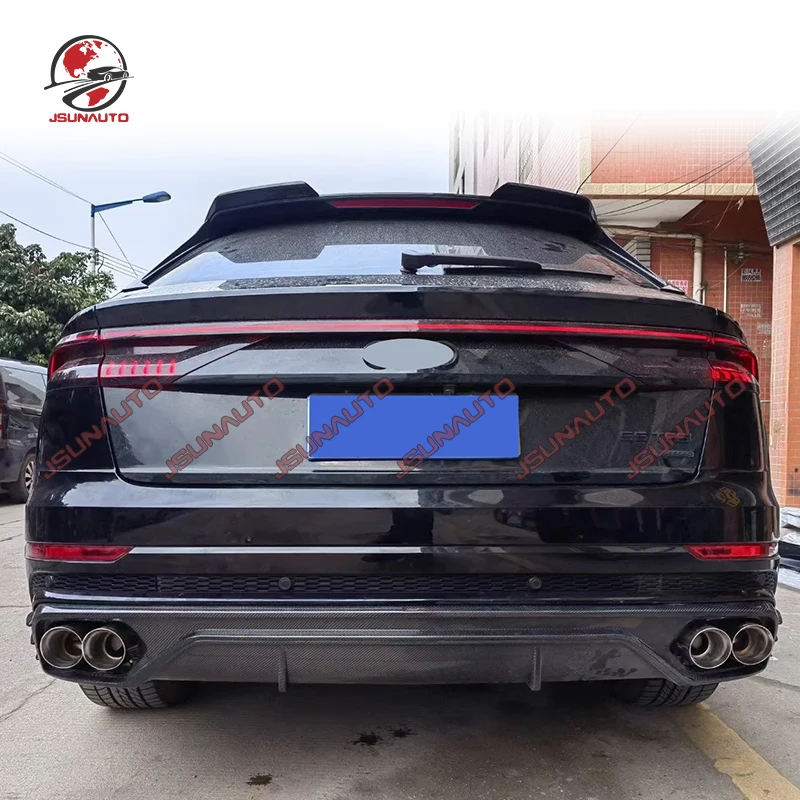Автомобильный спойлер для Q8 Facelift AT стильный УГЛЕРОДНЫЙ Задний крыла багажника