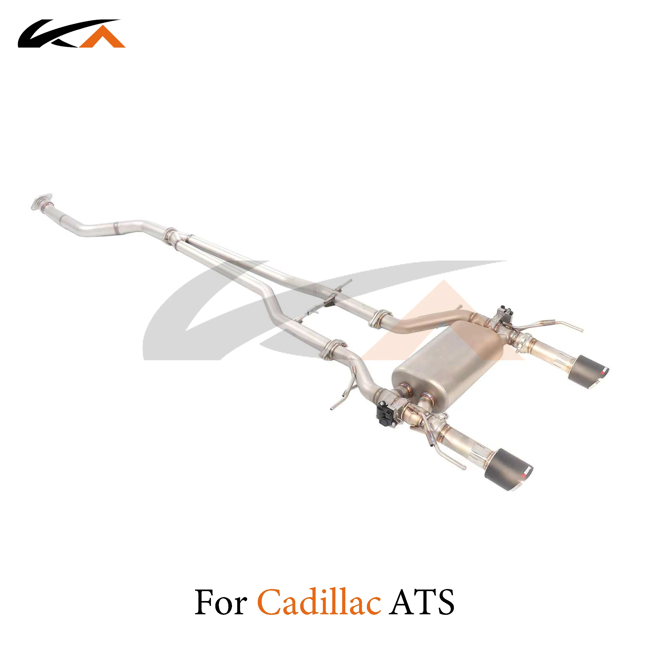 Выхлопная система KA тюнинг из нержавеющей стали catback для Cadillac ATS 2 0 T задняя секция