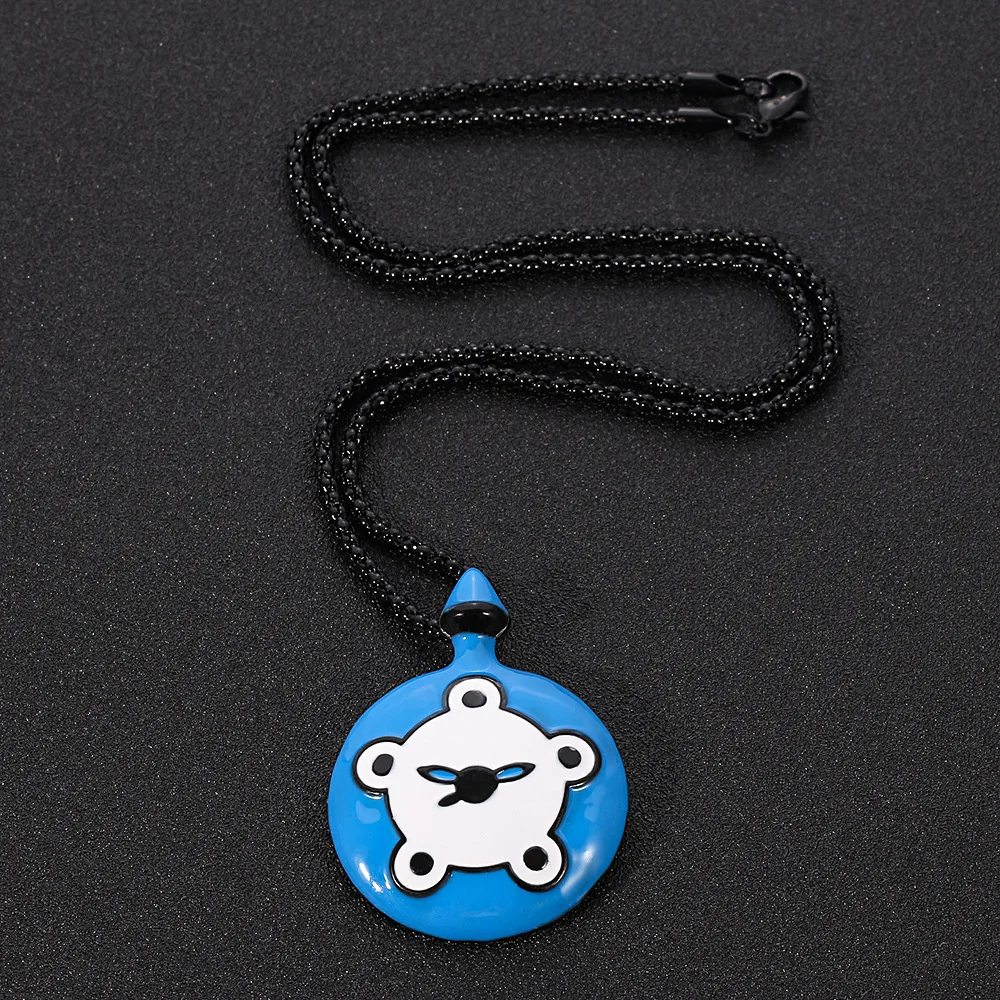 

Lovely Ladybug Necklace Cute Metal Miracle Rabbit Bunny Kwami Pendant Comic Cat Necklace Pocket Punk Jewelry Kid Gift