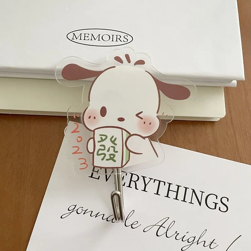 Sanrio Wealth No Punching Hook Kawaii Аниме Персонаж Hello Kitty My Melody Форма 3D Мультфильм Кабинет