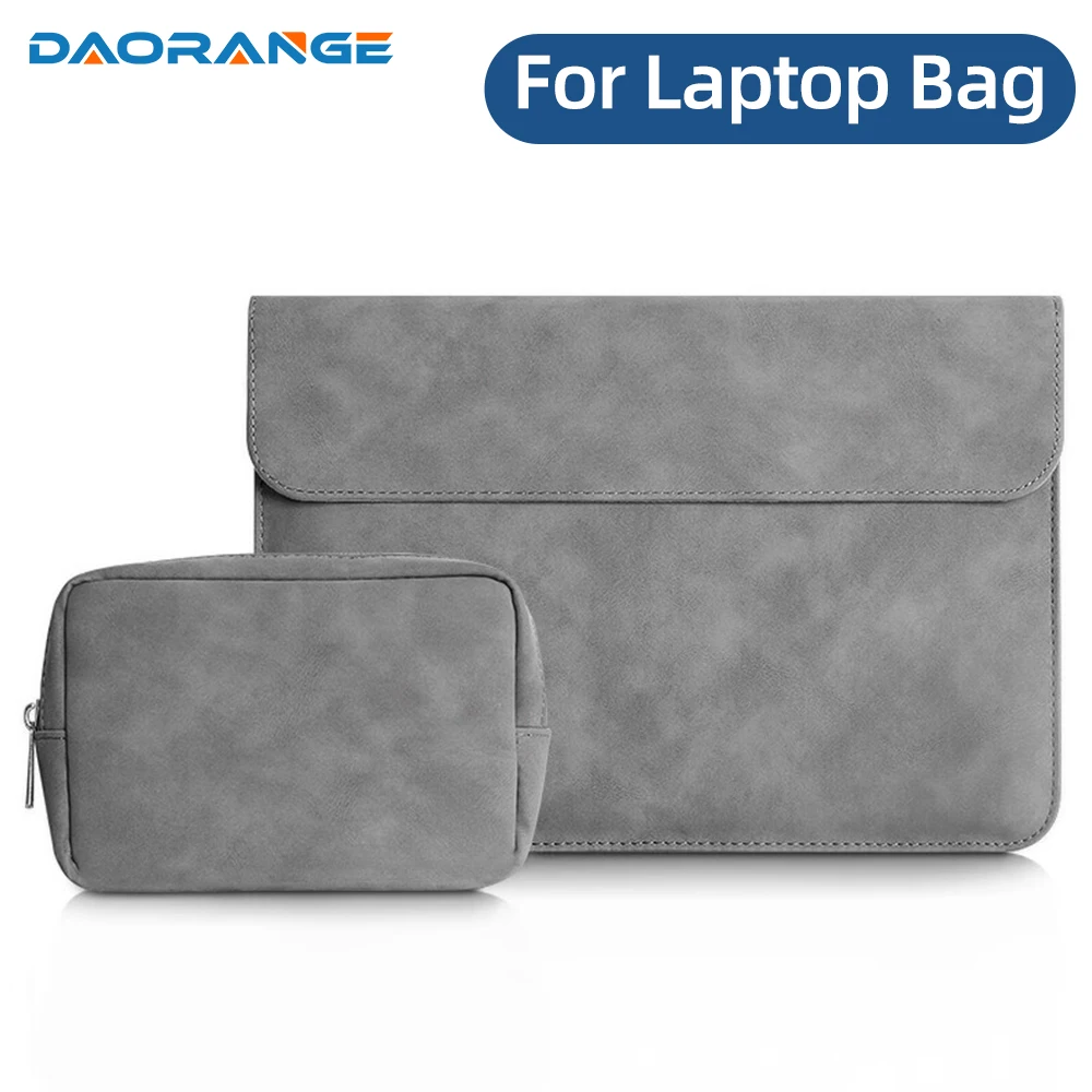 

Laptop Bag For Macbook Air 13.3 Case with Power Bag M1 Pro 13.3 14 15in Notebook Cover for XiaoMi Huawei Dell Asus Laptop Sleeve