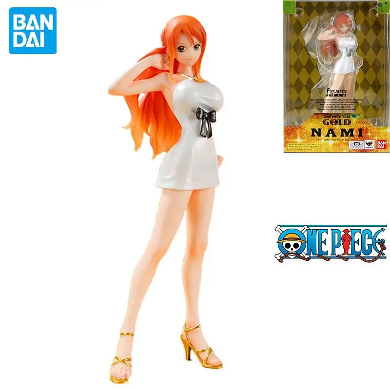 

Оригинальная белая одежда из аниме Bandai, цельнокроеные фигурки героев, коллекционные игрушки, орнамент, подарки, игрушки для детей