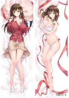 hot manga domestic girlfriend sexy girls hina tachibana pillow cover anime domesutikku na kanojo dakimakura body pillowcase