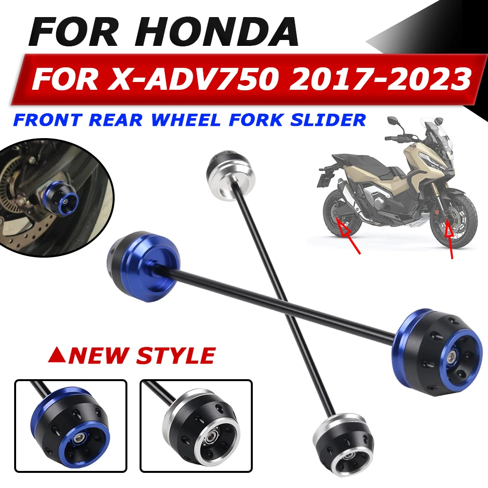 

For Honda X-ADV750 XADV 750 X-ADV 750 XADV750 Motorcycle Accessories Front Rear Wheel Fork Axle Crash Sliders Falling Protector