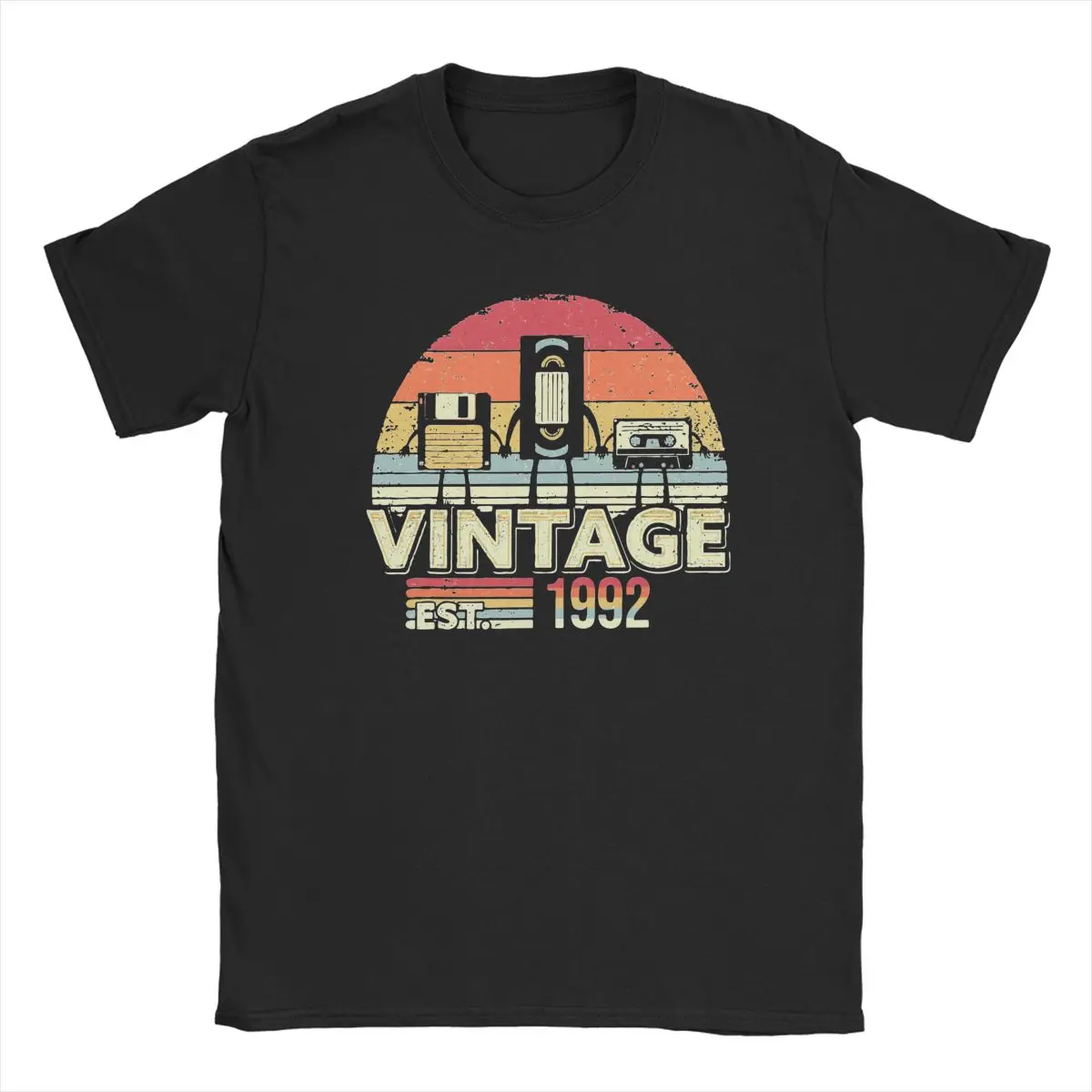 

Funny Vintage Music Lover Awesome Since 1992 T-Shirts for Men 100% Cotton T Shirts 30th Birthday Tees 4XL 5XL 6XL Clothing