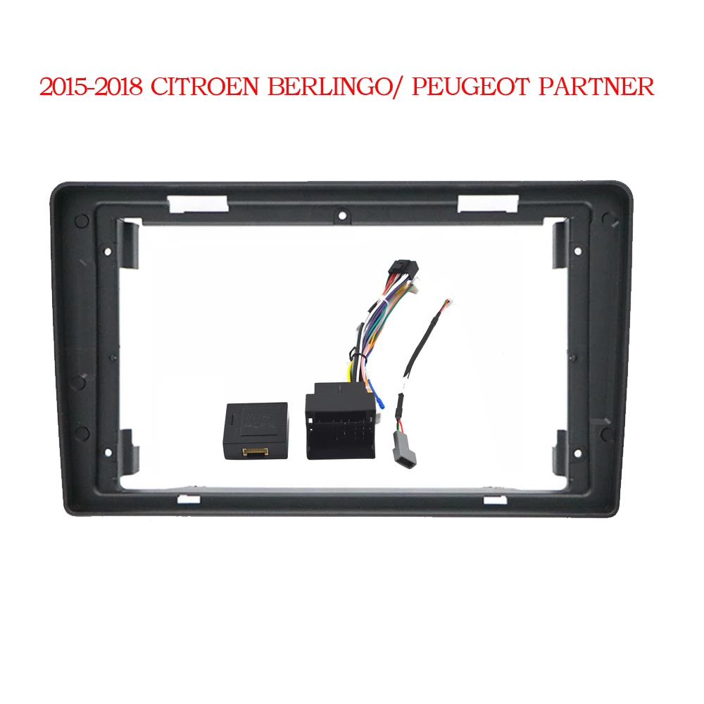 

Автомобильная рамка Fascia Adapter Canbus Box для Citroen Berlingo Peugeot 3008 5008 Partner Android радио приборная панель комплект
