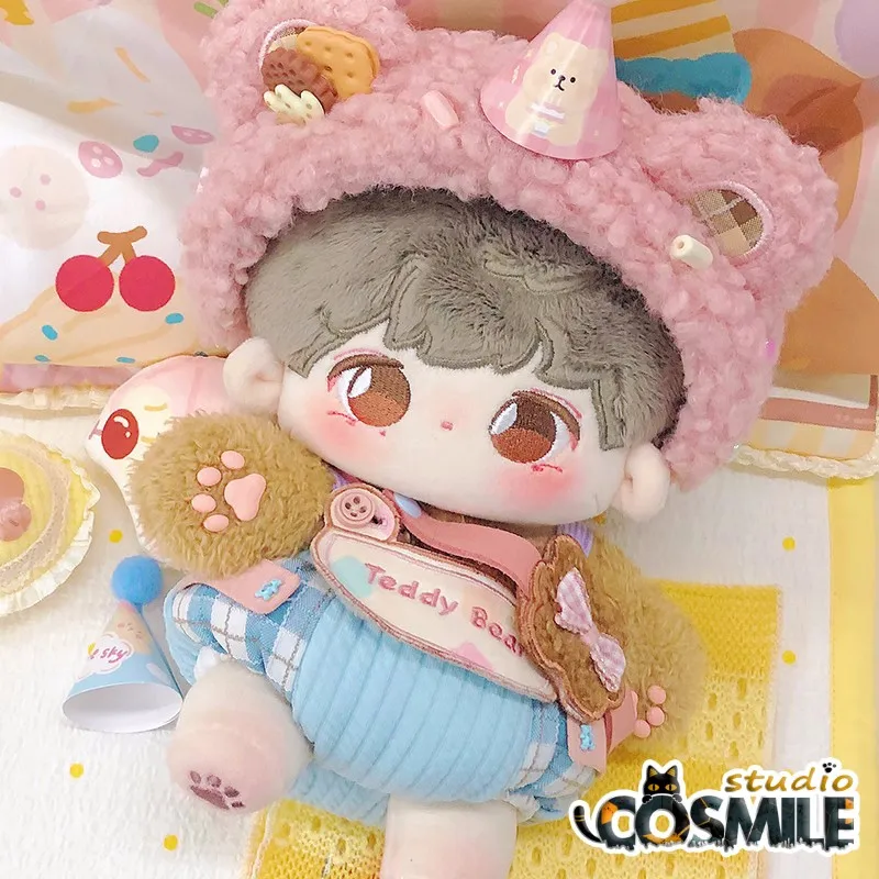 

Kpop Star Idol Bear Cookies Cute Kawaii Pajamas Suit Costume Plushie Stuffed 20cm Plush Doll Clothes Clothing SL Jul