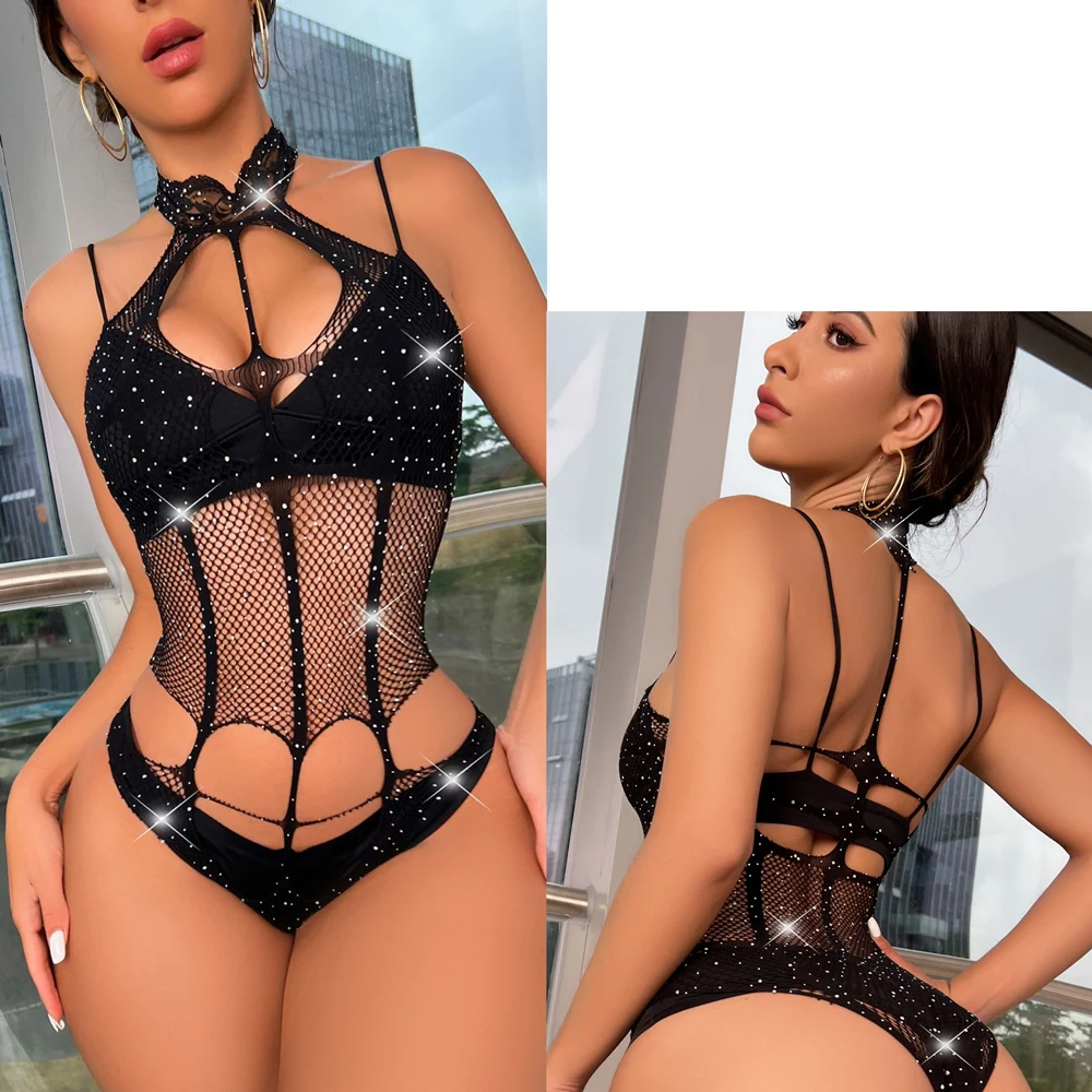 Женский сексуальный сетчатый прозрачный костюм для тела эротический сетка