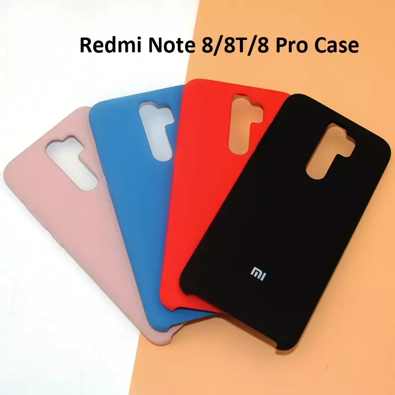 

Чехол для Redmi Note 8/8 Pro 8T из жидкого силикона, мягкая и шелковистая на ощупь задняя крышка, бампер для Red mi note8 Pro 8t, чехол для телефона